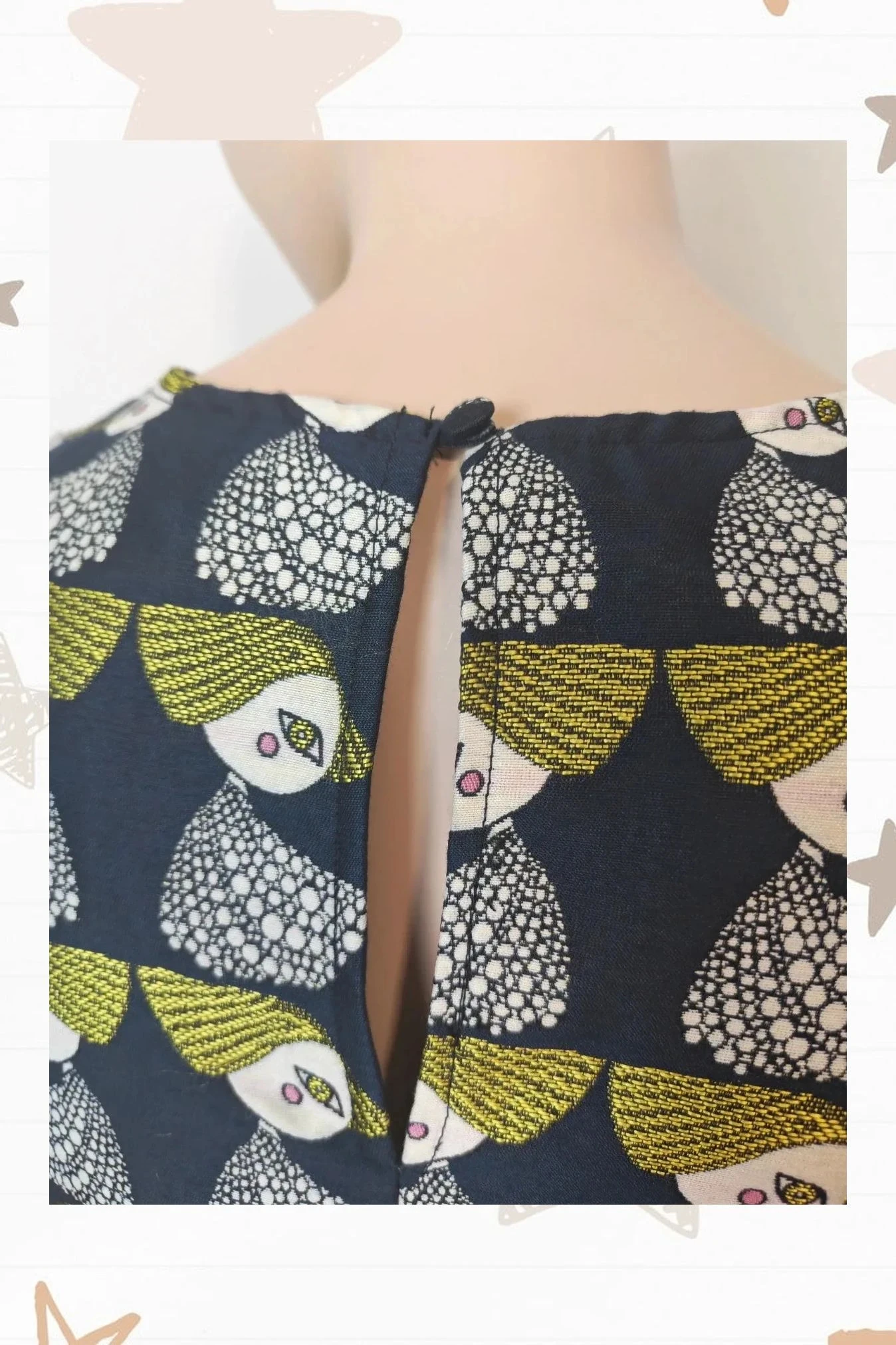 Vestido Pepaloves Estampado Retro XS/S – photo 5